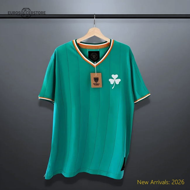 Vintage Ireland Green Army Soccer Jersey-The Soccer Shirt Hub