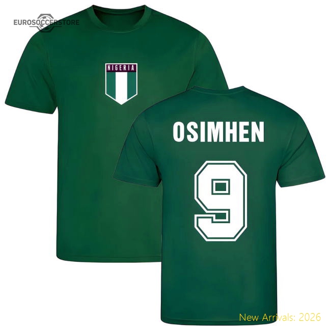 Osimhen Nigeria Training Jersey (Green)-The Soccer Shirt Hub