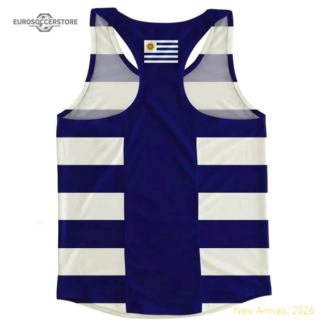 Uruguay Flag Running Vest-The Soccer Shirt Hub