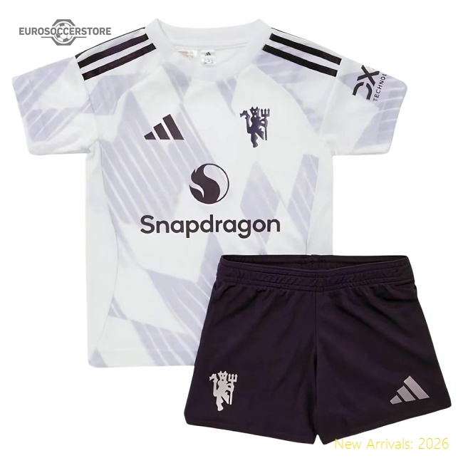 2025-2026 Man Utd Away Baby Kit (Your Name)-The Soccer Shirt Hub