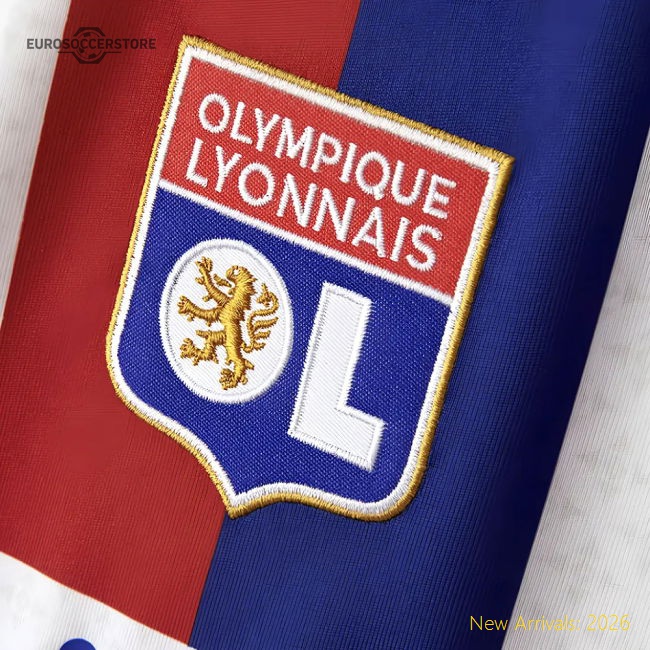 2025-2026 Olympique Lyon Home Shirt (Kids) (Juninho 8)-The Soccer Shirt Hub