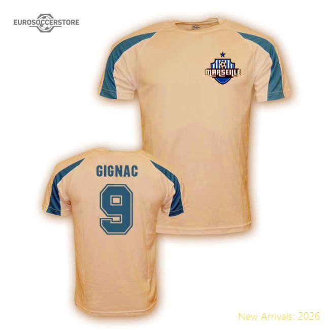 Andre Pierre Gignac Marseille Sports Training Jersey (white)-The Soccer Shirt Hub
