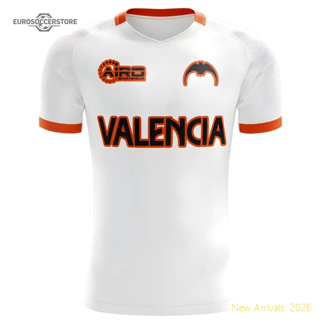 2025-2026 Valencia Home Concept Football Shirt - Womens-The Soccer Shirt Hub