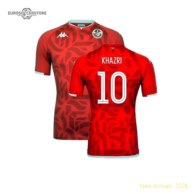 Tunisia 2021-22 Home Shirt (Excellent) (L) ((Excellent) L) (Khazri 10)-The Soccer Shirt Hub