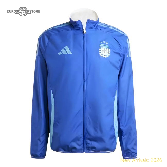 Argentina Anthem Jacket 2024-2025 (white) Vintage Football Shirt-ProGoal Kits