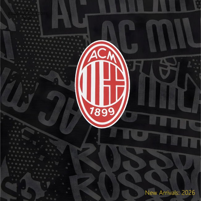 2025-2026 AC Milan ftblCulture Tee AOP (Black) (Maldini 3)-The Soccer Shirt Hub