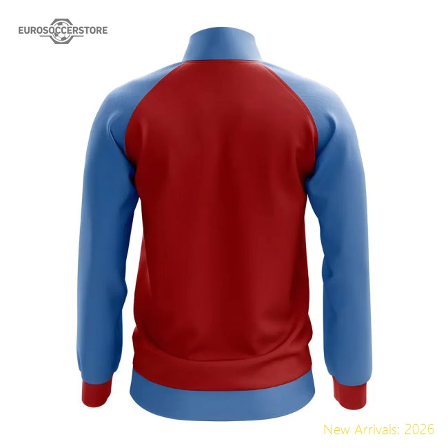 Dagestan Concept Football Track Jacket (Red) - Kids-The Soccer Shirt Hub