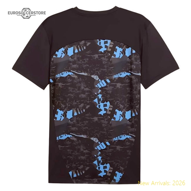 2024-2025 Man City Prematch SS Jersey (Strong Gray) (De Bruyne 17)-The Soccer Shirt Hub