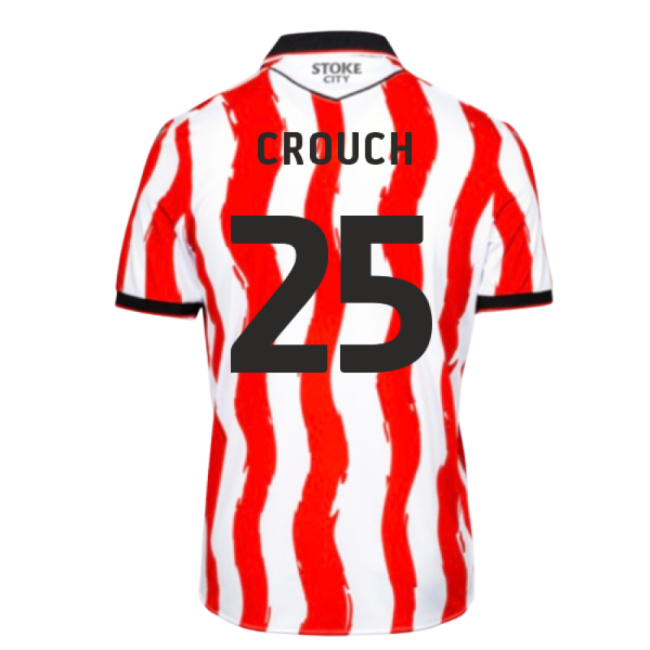 2025-2026 Stoke City Home Shirt (Crouch 25)-The Soccer Shirt Hub