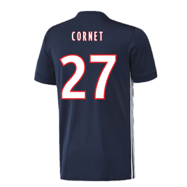 Lyon 2017-18 Away Shirt ((Excellent) L) (Cornet 27)-The Soccer Shirt Hub