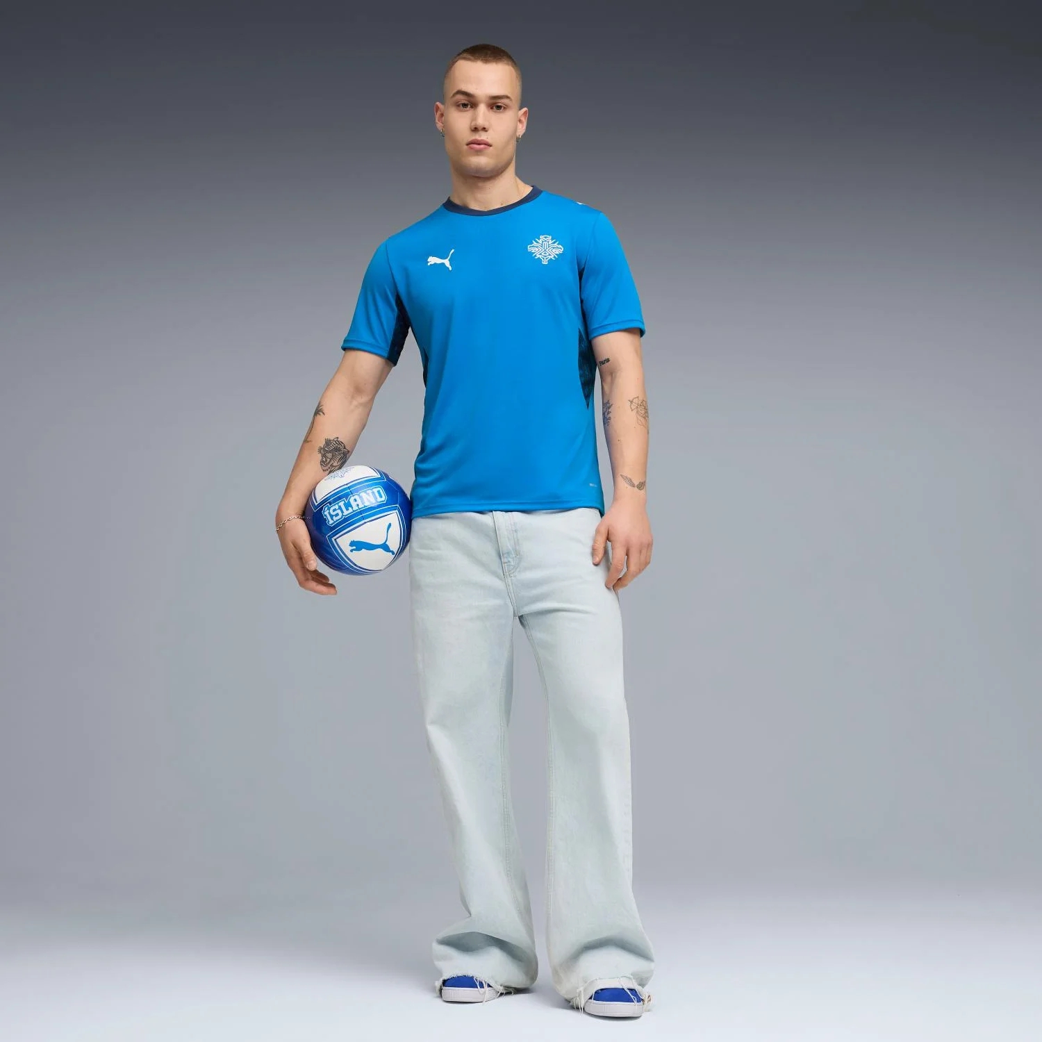 Iceland 2026 Home Jersey Men's -Fire & Ice National Kit-The Soccer Shirt Hub
