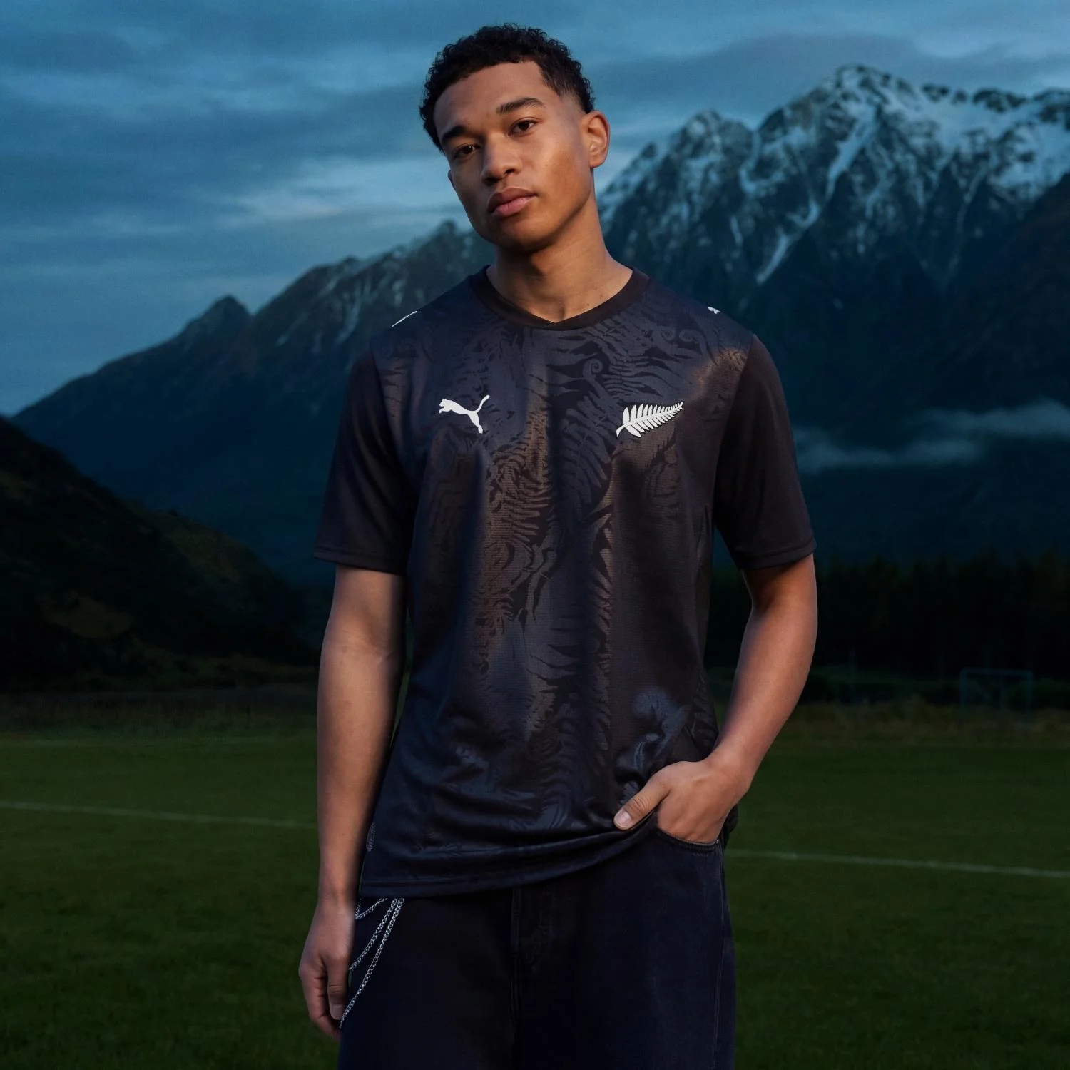 New Zealand 2026 Home Jersey - Men's | Sustainable Silver Fern Kit-The Soccer Shirt Hub