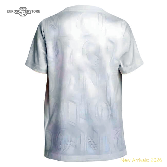 2025-2026 Chelsea Pre-Match Shirt (White) - Kids (Estevao 41)-The Soccer Shirt Hub