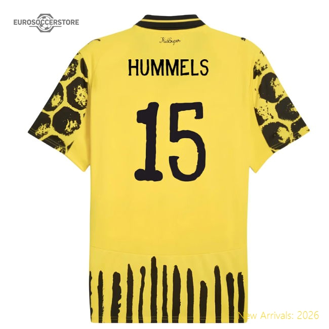 2025-2026 KIDSUPER x Borussia Dortmund CWC Home Shirt (Hummels 15)-The Soccer Shirt Hub