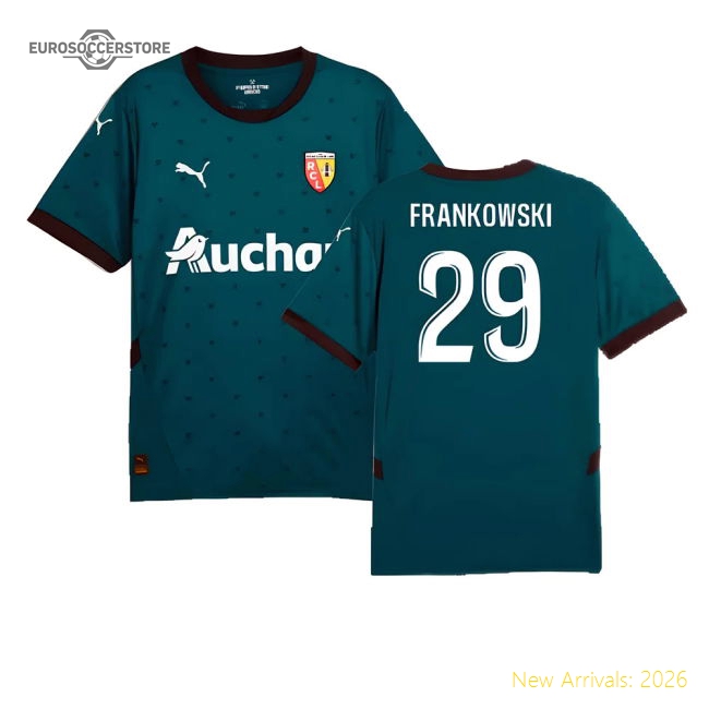 2024-2025 Racing Lens Away Shirt (Frankowski 29)-The Soccer Shirt Hub