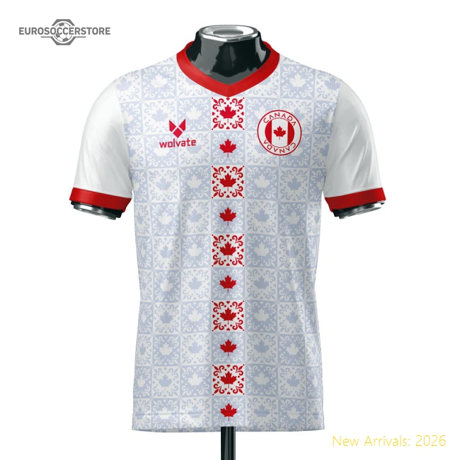 Canada Heritage Football Jersey (Wolvate) Adult Short Sleeve-The Soccer Shirt Hub