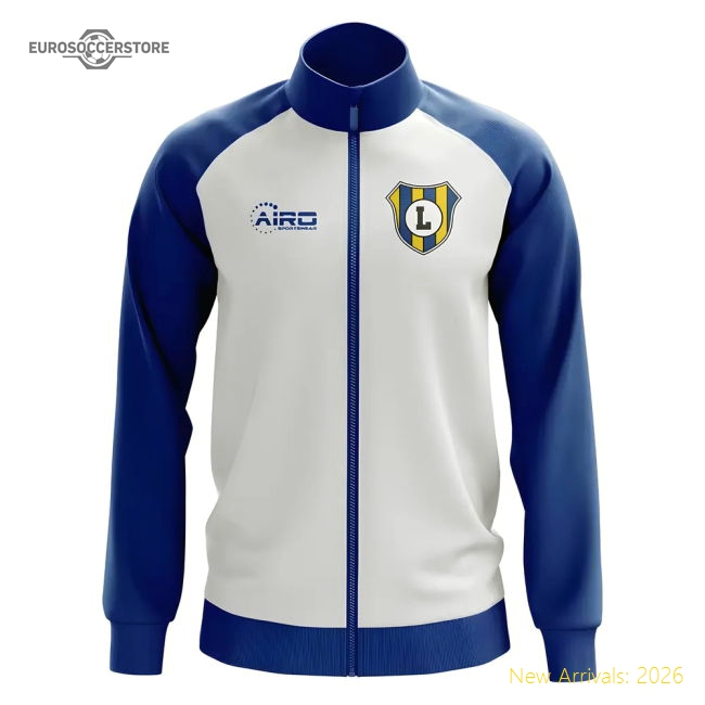 Leeds Concept Football Track Jacket (White)-The Soccer Shirt Hub