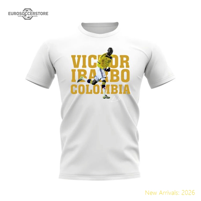 Victor Ibarbo Colombia Player Tee (White)-The Soccer Shirt Hub
