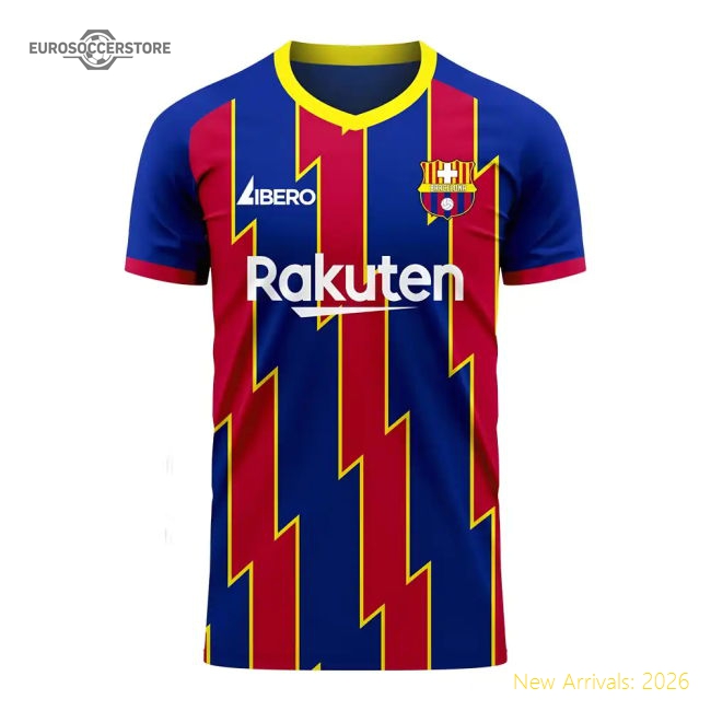 Catalonia 2025-2026 Home Concept Football Kit (Libero) (PEDRI 8)-The Soccer Shirt Hub
