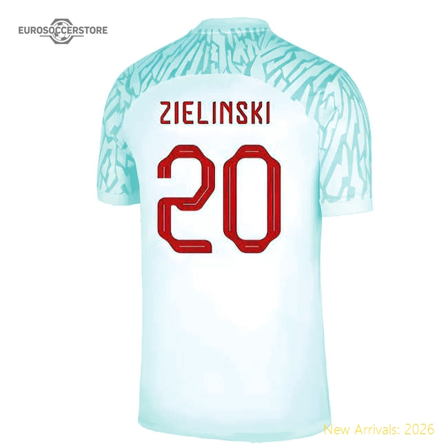 2022-2023 Poland Home Shirt (Zielinski 20)-The Soccer Shirt Hub