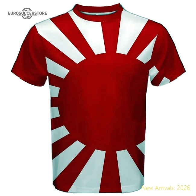 Japanese Samurai Flag Sublimated Sports Jersey-The Soccer Shirt Hub