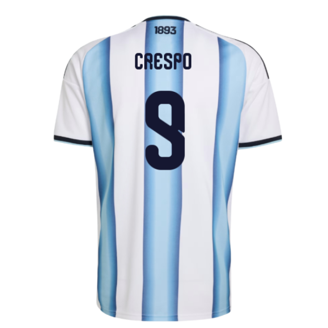 2026-2027 Argentina Home Shirt (Crespo 9)-The Soccer Shirt Hub