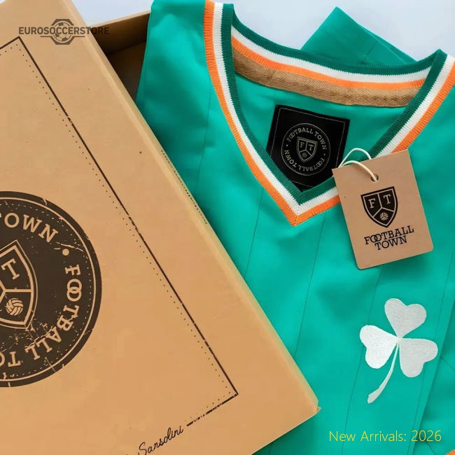 Vintage Ireland Green Army Soccer Jersey-The Soccer Shirt Hub