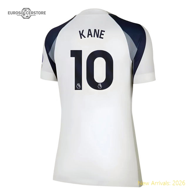 2025-2026 Tottenham Home Shirt (Womens) (Kane 10)-The Soccer Shirt Hub