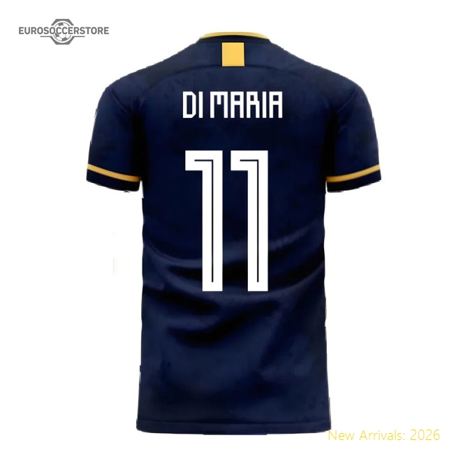 Argentina 2025-2026 Away Concept Football Kit (Libero) (DI MARIA 11)-The Soccer Shirt Hub