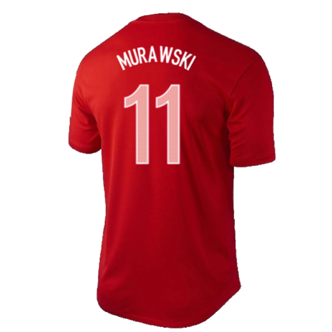 Poland 2012-13 Away Shirt ((Excellent) L) (Murawski 11)-The Soccer Shirt Hub