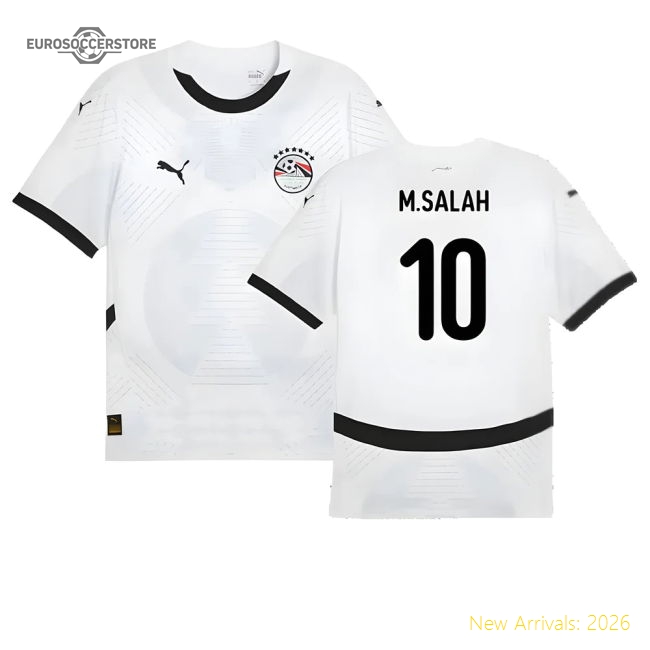 2024-2025 Egypt Away Shirt (M.Salah 10)-The Soccer Shirt Hub