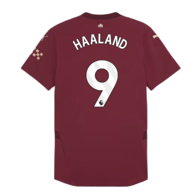 2024-2025 Man City Third Authentic Shirt w/packaging (Haaland 9)-The Soccer Shirt Hub