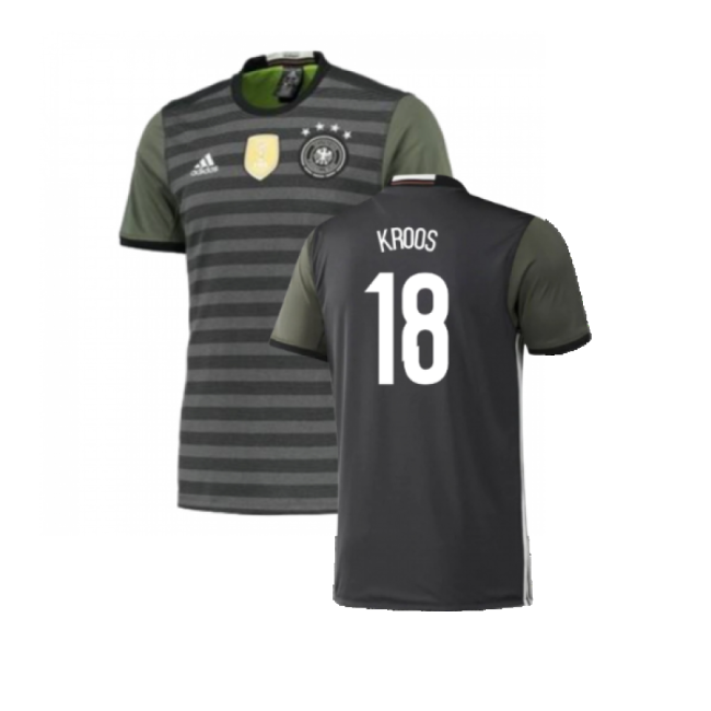 Germany 2015-16 Away Shirt ((Excellent) M) (Kroos 18)-The Soccer Shirt Hub