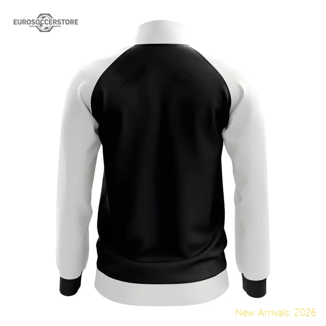 Brittany Concept Football Track Jacket (Black) - Kids-The Soccer Shirt Hub