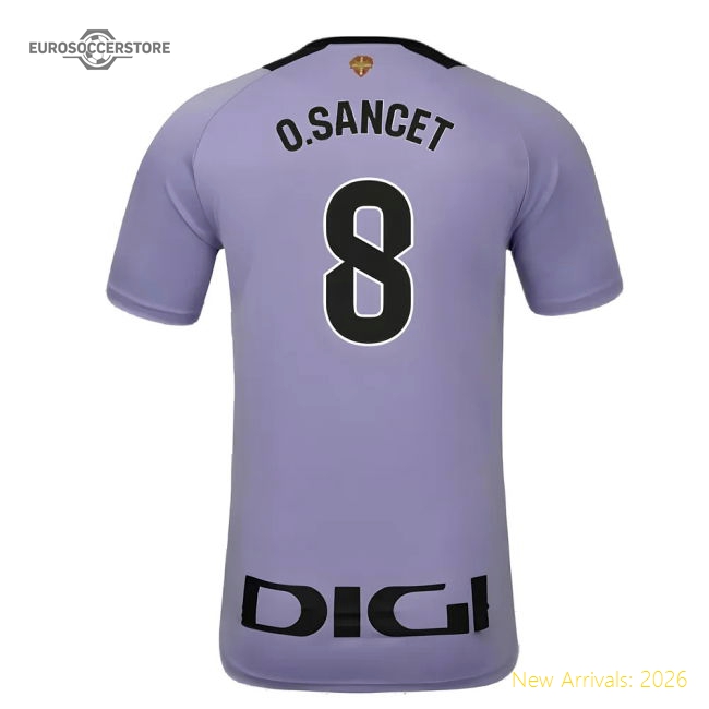2024-2025 Athletic Bilbao Third Shirt (O.Sancet 8)-The Soccer Shirt Hub