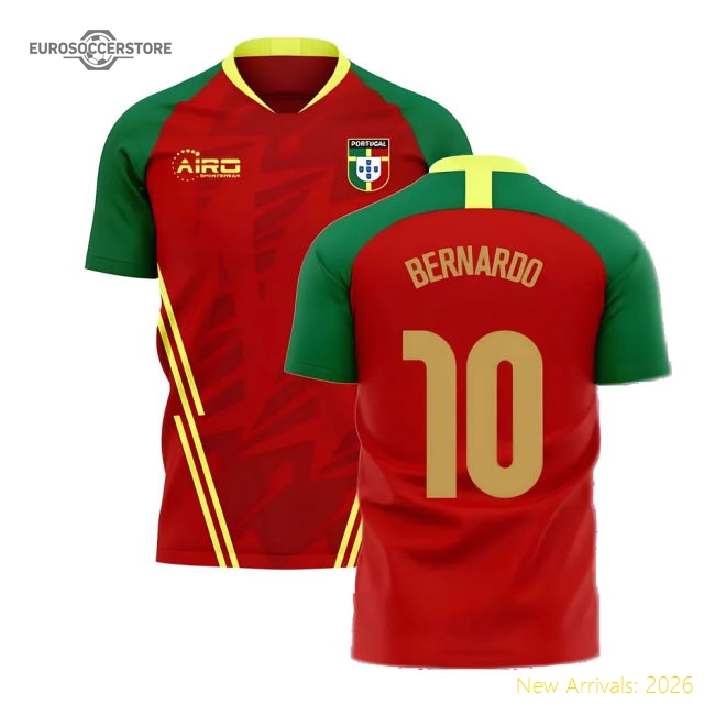 Portugal 2025-2026 Home Concept Football Kit (Airo) (Bernardo 10)-The Soccer Shirt Hub