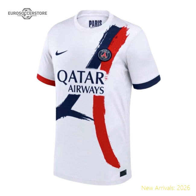 2024-2025 PSG Away Shirt (Mbappe 7)-The Soccer Shirt Hub