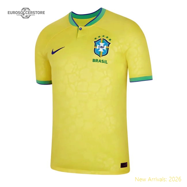 2022-2023 Brazil Home Shirt-The Soccer Shirt Hub