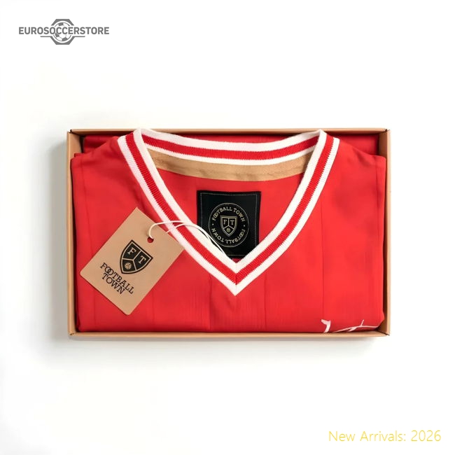 Vintage Denmark De Rød-hvide Soccer Jersey-The Soccer Shirt Hub