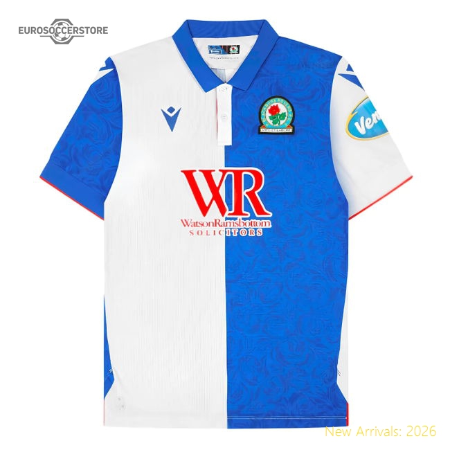 2024-2025 Blackburn Rovers Home Retro Fan Version Football Kit-ProGoal Kits