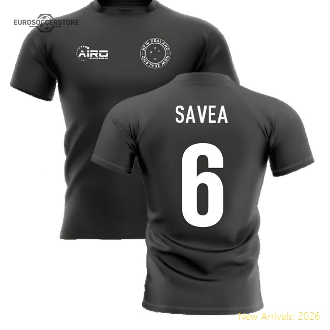 2025-2026 New Zealand Home Concept Rugby Shirt (Savea 6)-The Soccer Shirt Hub