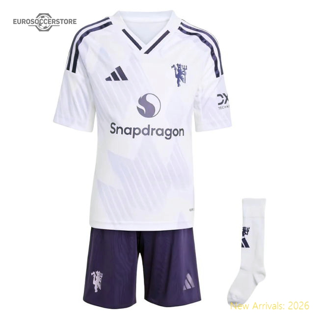 2025-2026 Man Utd Away Mini Kit (Thomas 9)-The Soccer Shirt Hub