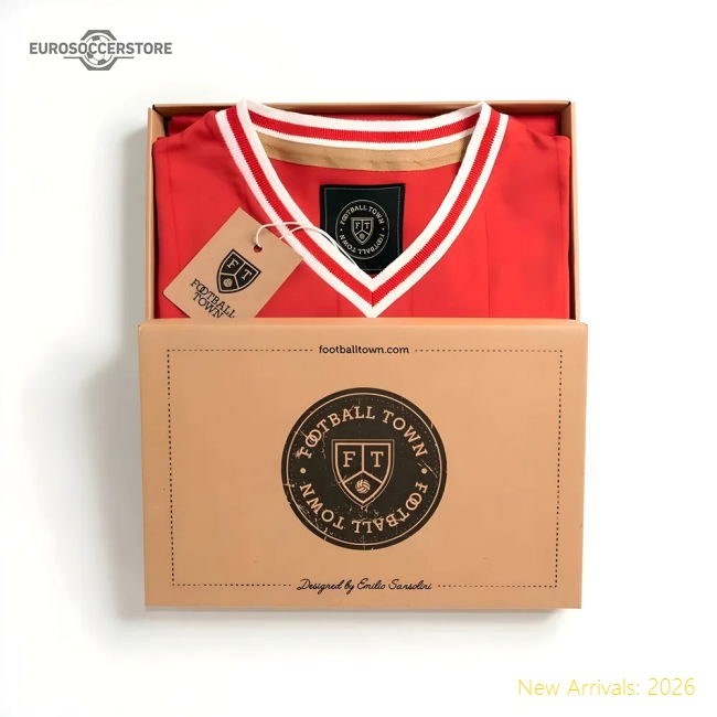 Vintage Denmark De Rød-hvide Soccer Jersey-The Soccer Shirt Hub