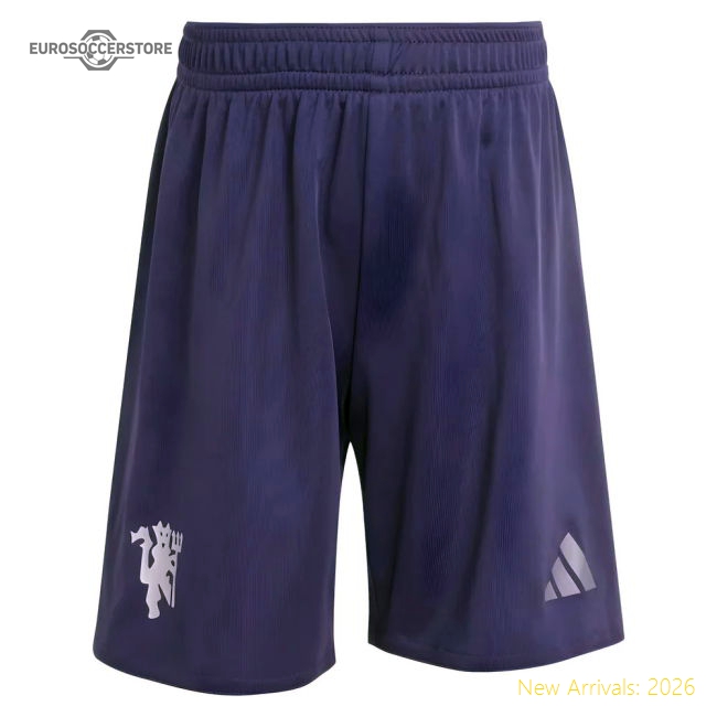 2025-2026 Man Utd Away Mini Kit (Mainoo 37)-The Soccer Shirt Hub