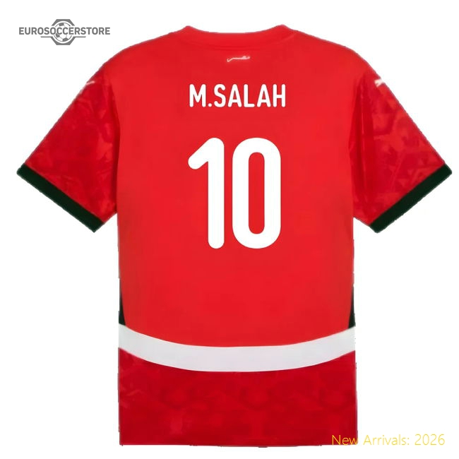2024-2025 Egypt Home Shirt (M.Salah 10)-The Soccer Shirt Hub