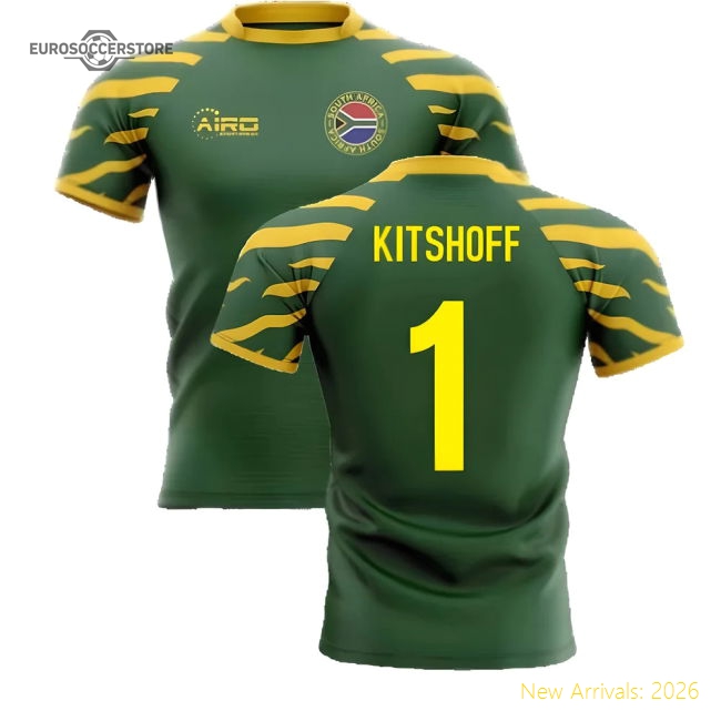 2025-2026 South Africa Springboks Home Concept Rugby Shirt (Kitshoff 1)-The Soccer Shirt Hub