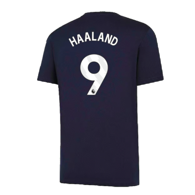 2024-2025 Man City Training Shirt (Inky Blue) - Kids (Haaland 9)-The Soccer Shirt Hub