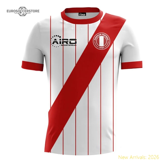 2025-2026 Peru Airo Concept Home Shirt (Guerrero 9)-The Soccer Shirt Hub