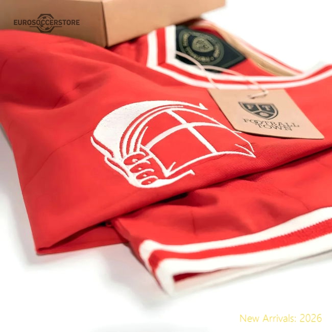 Vintage Denmark De Rød-hvide Soccer Jersey-The Soccer Shirt Hub