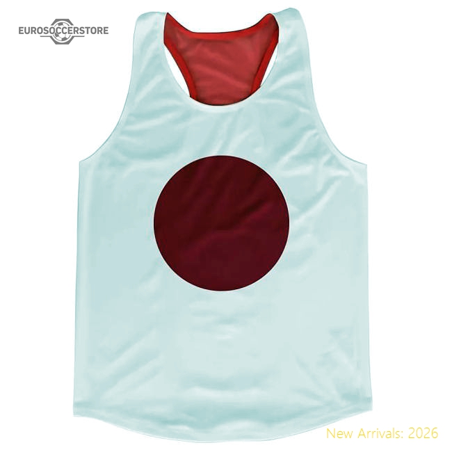 Japan Flag Running Vest-The Soccer Shirt Hub